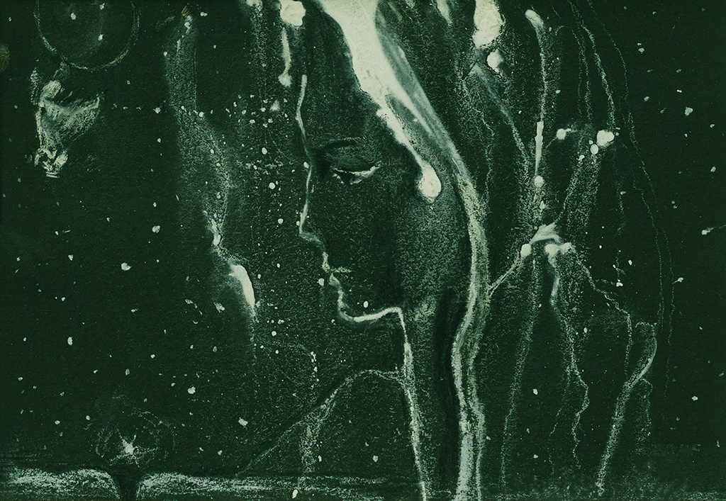 Image of Print "...and then it started snowing. Print  GH" from original Painting/Drawing by Natali Antonovich