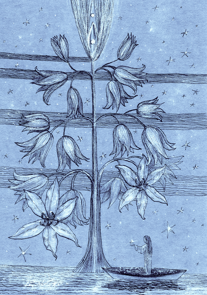 Изображение принта „Звёздное Дерево. Принт NL“ с оригинальной картины/рисунка Натальи Антонович