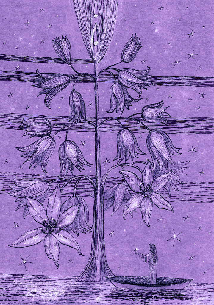 Image of Print "Star Tree.  Print NW" from original Painting/Drawing by Natali Antonovich