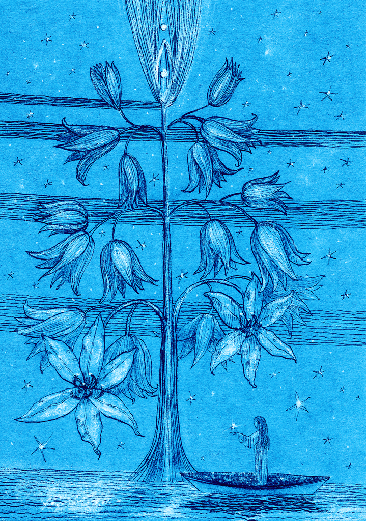 Image of Print "Star Tree.  Print NF" from original Painting/Drawing by Natali Antonovich