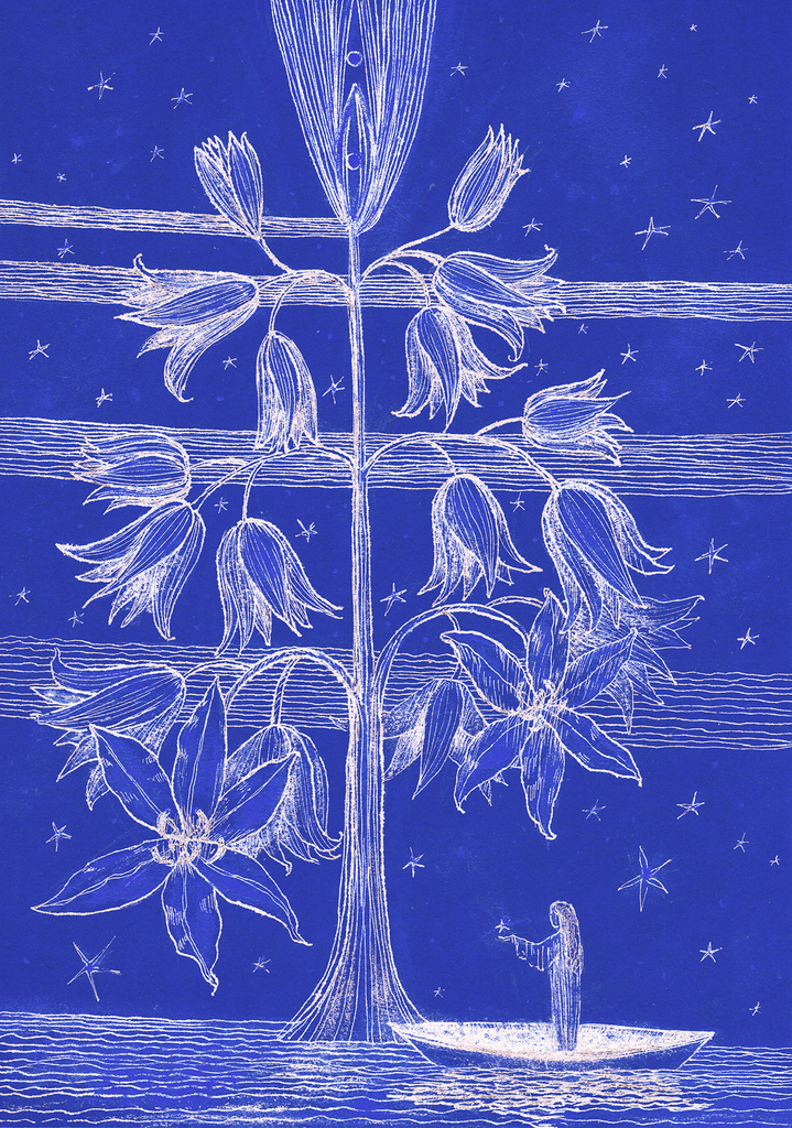 Image of Print "Star Tree.  Print MN" from original Painting/Drawing by Natali Antonovich