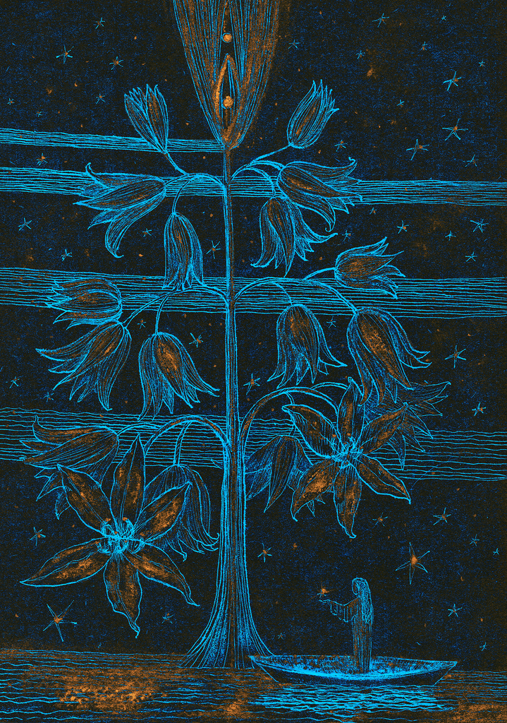 Image of Print "Star Tree.  Print SL" from original Painting/Drawing by Natali Antonovich