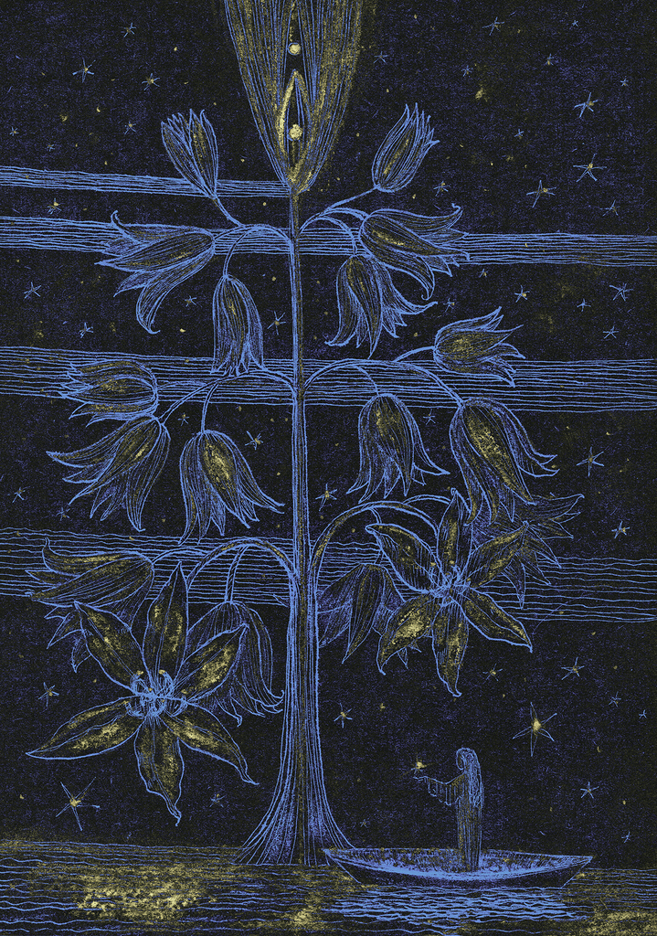 Image of Print "Star Tree.  Print MF" from original Painting/Drawing by Natali Antonovich