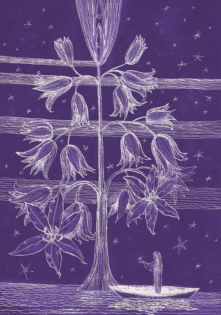 Image of Print "Star Tree.  Print RP" from original Painting/Drawing by Natali Antonovich
