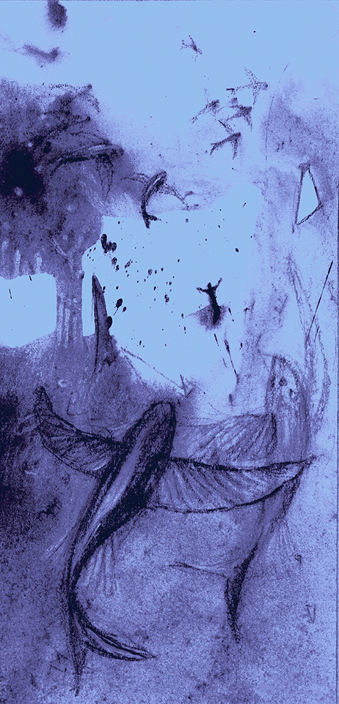 Изображение принта „Там льётся Свет Принт Q“ с оригинальной картины/рисунка Натальи Антонович