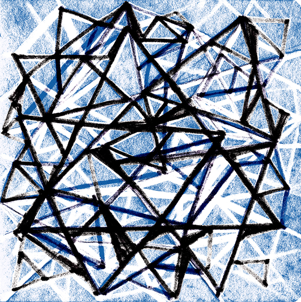 Afbeelding van print "Intrigeren. Afdruk Q" van origineel schilderij/tekening door Natali Antonovich