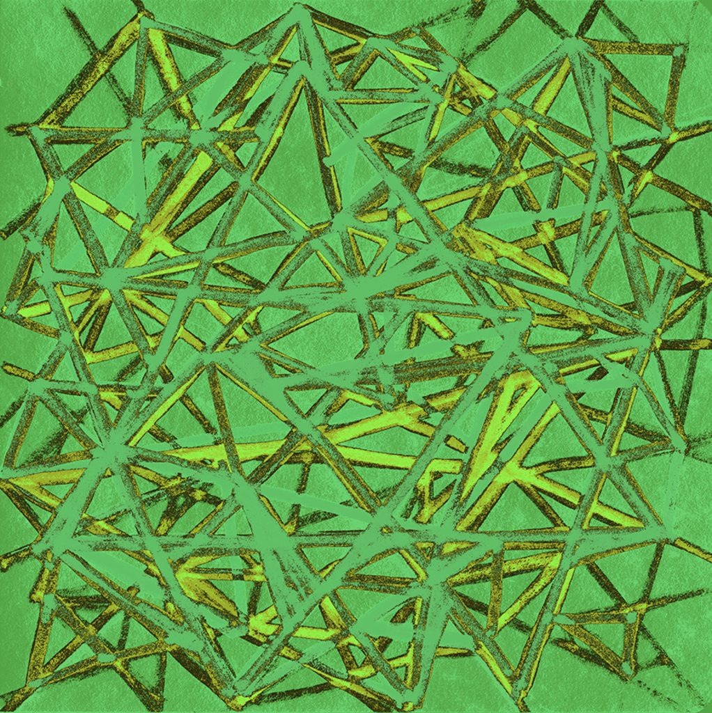 Afbeelding van print "Intrigeren. Afdruk R" van origineel schilderij/tekening door Natali Antonovich