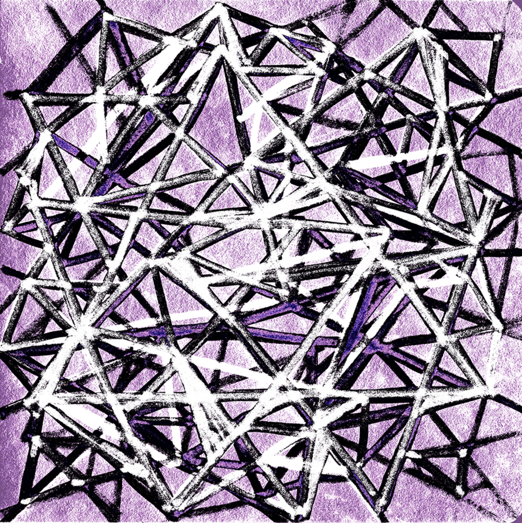 Afbeelding van print "Intrigeren. Afdruk U" van origineel schilderij/tekening door Natali Antonovich