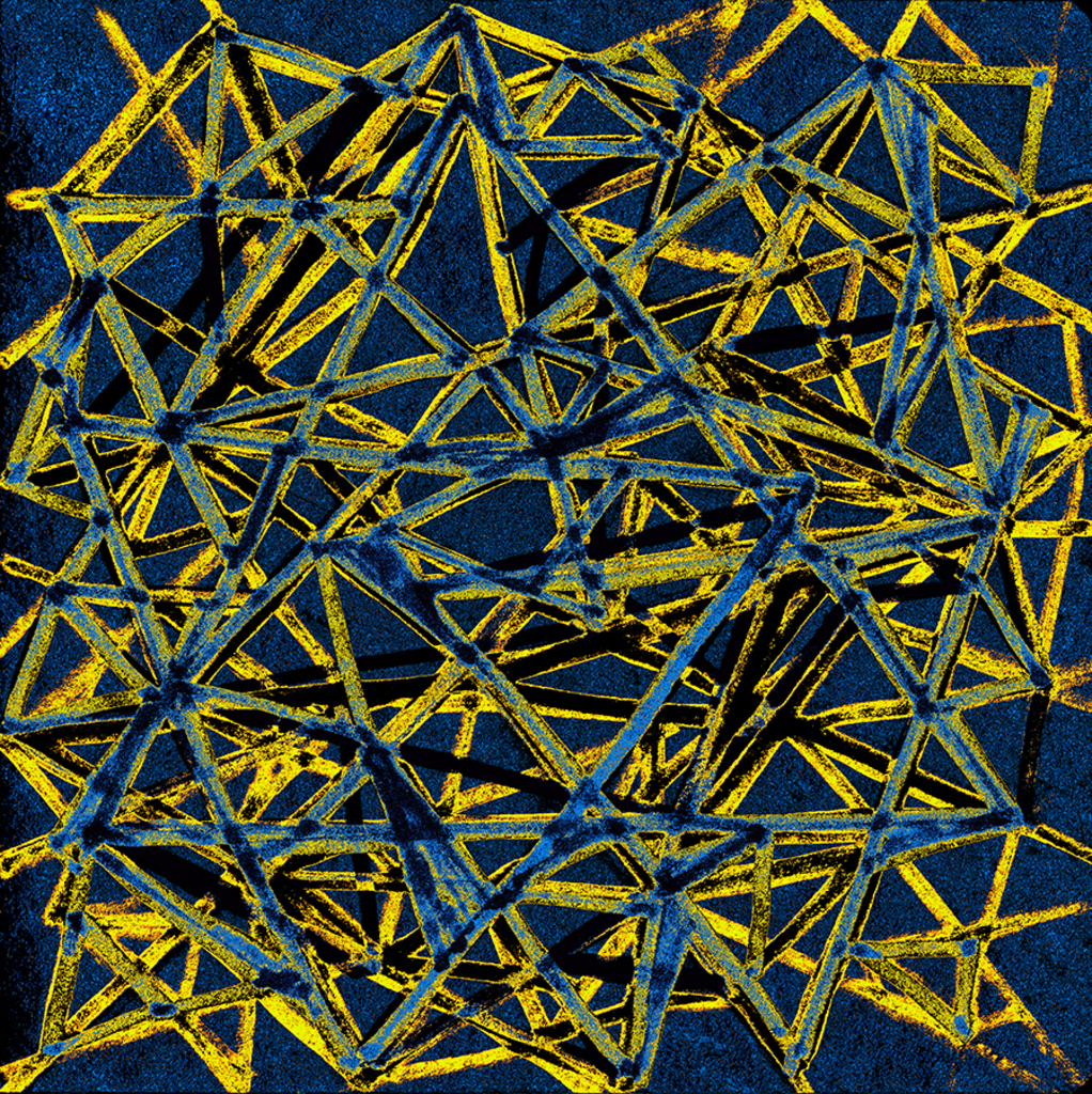 Image de l'impression „Intrigue. Imprimé J“ à partir de la peinture/dessin original de Natali Antonovich