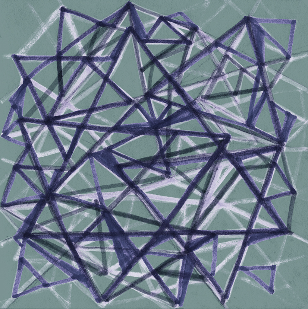 Afbeelding van print "Intrigeren. Afdruk AM" van origineel schilderij/tekening door Natali Antonovich