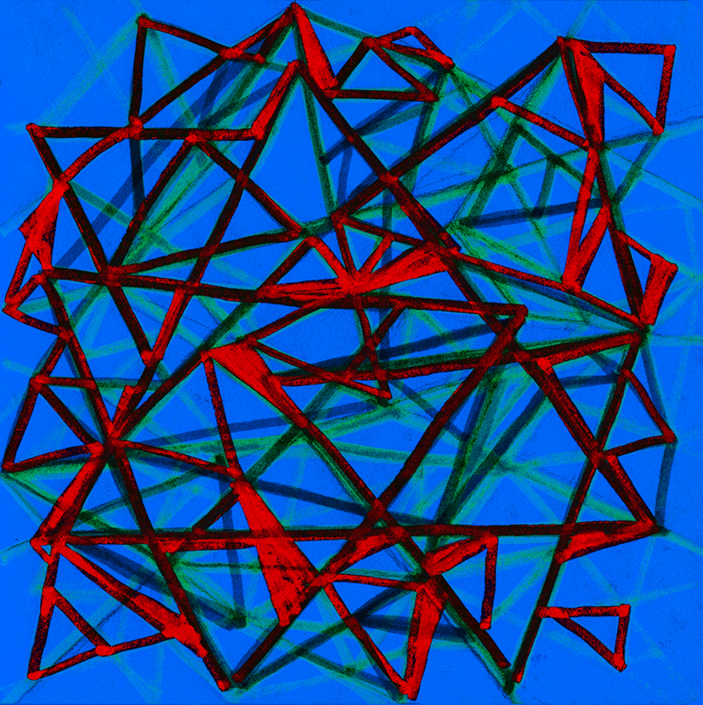 Afbeelding van print "Intrigeren. Afdruk QA" van origineel schilderij/tekening door Natali Antonovich