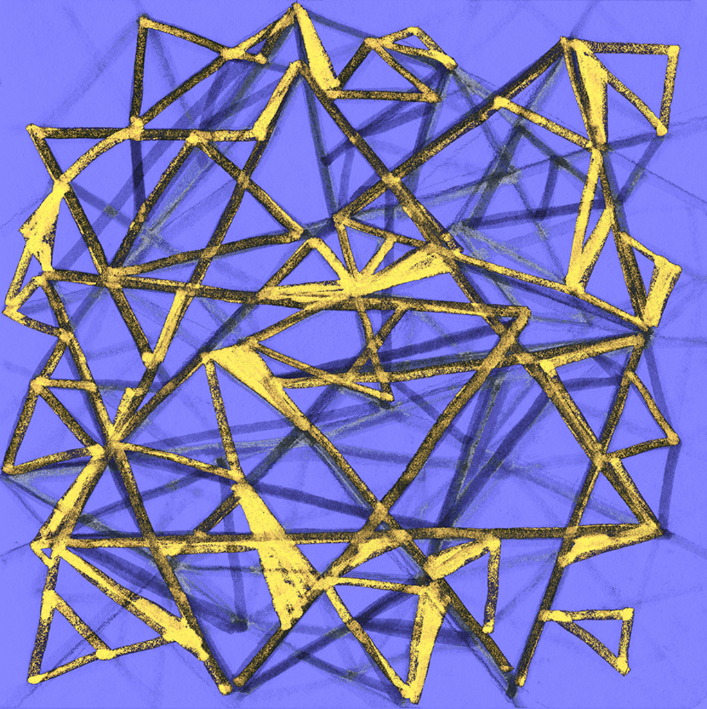 Выява адбітка „Інтрыга. Прынт AW“ з арыгінальнай карціны/малюнка Наталі Антановіч