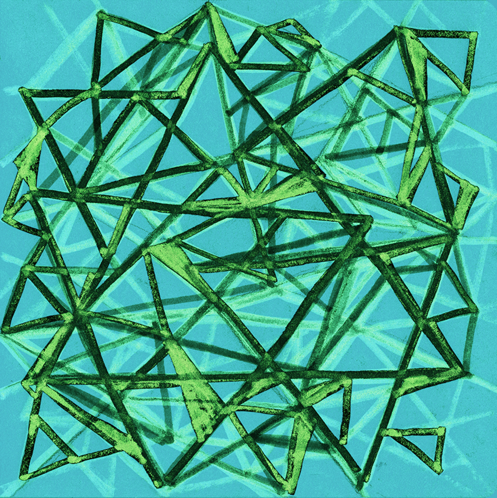 Afbeelding van print "Intrigeren. Afdruk AE" van origineel schilderij/tekening door Natali Antonovich