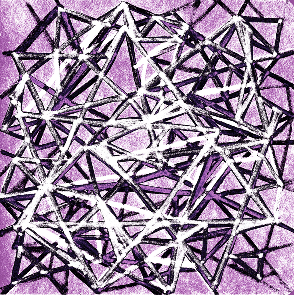 Afbeelding van print "Intrigeren. Afdruk AL" van origineel schilderij/tekening door Natali Antonovich