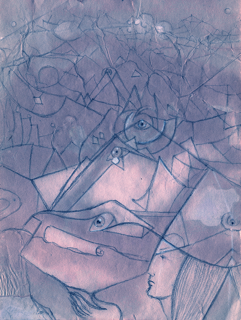 Bild der Drucks „Der ehrliche Weg...Drucken A“ vom Original gemälde/Zeichnung von Natali Antonovich