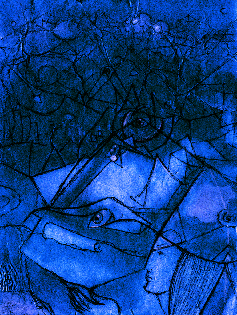 Image de l'impression „La voie honnête...Imprimé R“ à partir de la peinture/dessin original de Natali Antonovich