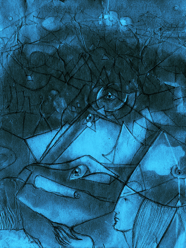 Bild der Drucks „Der ehrliche Weg...Drucken J“ vom Original gemälde/Zeichnung von Natali Antonovich