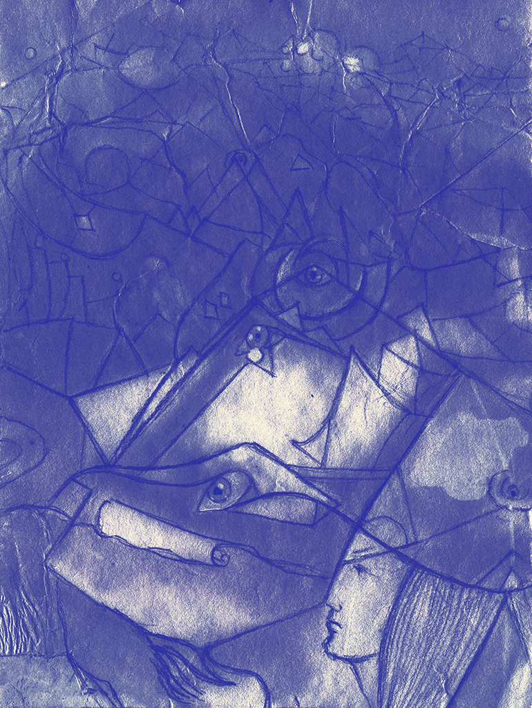 Bild der Drucks „Der ehrliche Weg...Drucken AP“ vom Original gemälde/Zeichnung von Natali Antonovich