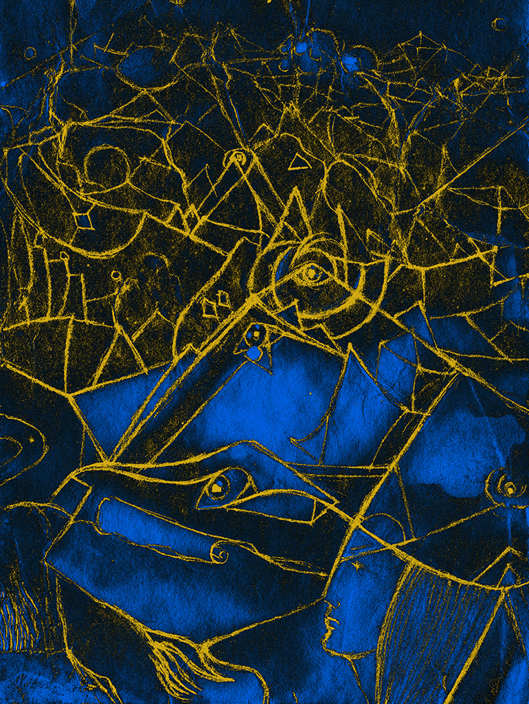 Image de l'impression „La voie honnête...Imprimé BR“ à partir de la peinture/dessin original de Natali Antonovich