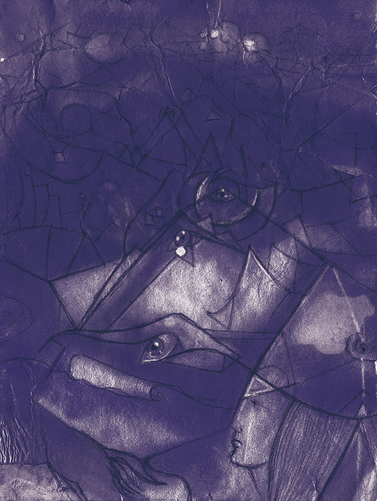 Bild der Drucks „Der ehrliche Weg...Drucken BK“ vom Original gemälde/Zeichnung von Natali Antonovich