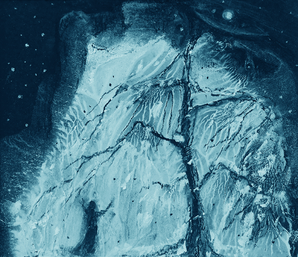 Image de l'impression „S'enfoncer dans les rêves. Imprimé G“ à partir de la peinture/dessin original de Natali Antonovich