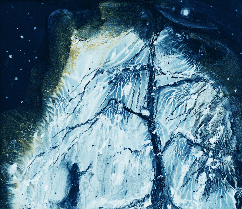 Image de l'impression „S'enfoncer dans les rêves. Imprimé P“ à partir de la peinture/dessin original de Natali Antonovich