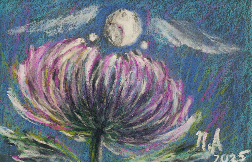 "I arrived." painting by Natali Antonovich | Artist's Gallery.