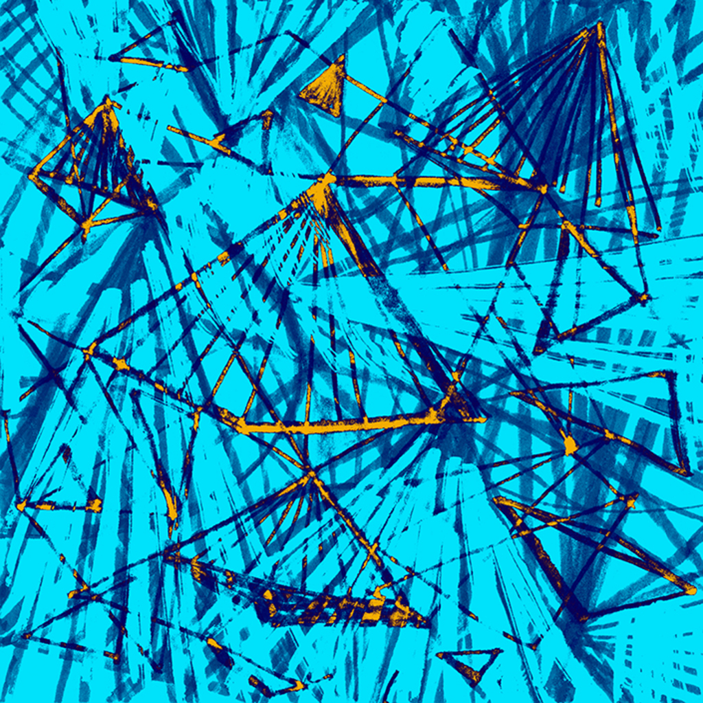 Выява адбітка „Павестваванне. Прынт HW“ з арыгінальнай карціны/малюнка Наталі Антановіч