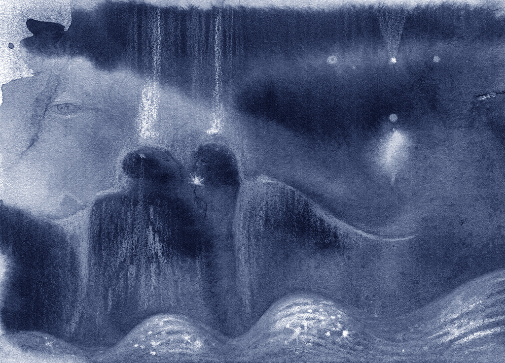 Image of Print "Eternal Love. Print  J" from original Painting/Drawing by Natali Antonovich