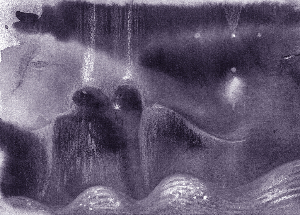 Image of Print "Eternal Love. Print  L" from original Painting/Drawing by Natali Antonovich