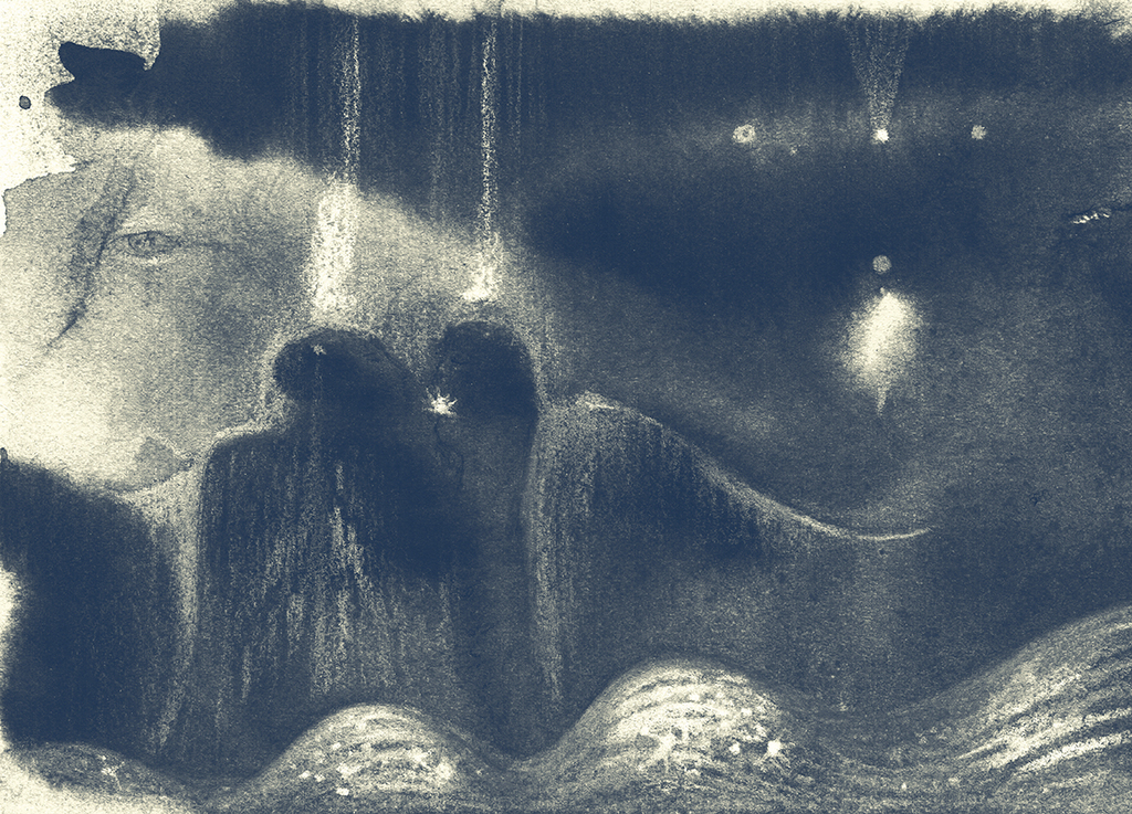 Image of Print "Eternal Love. Print  AR" from original Painting/Drawing by Natali Antonovich