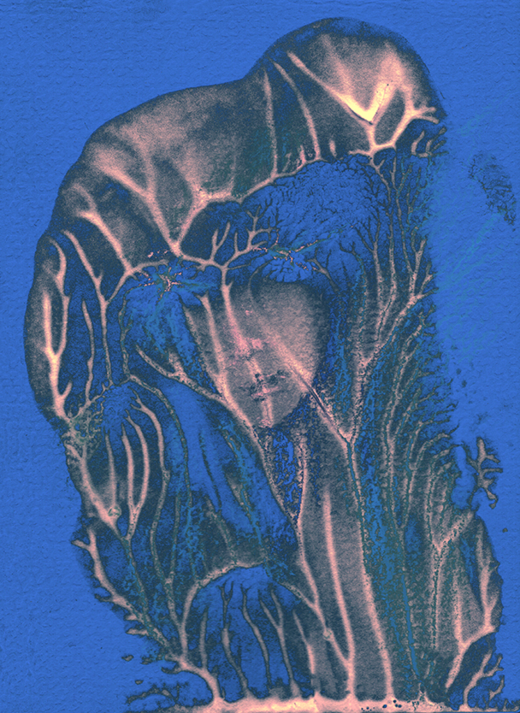 Выява адбітка „Мадонна. Прынт Y“ з арыгінальнай карціны/малюнка Наталі Антановіч