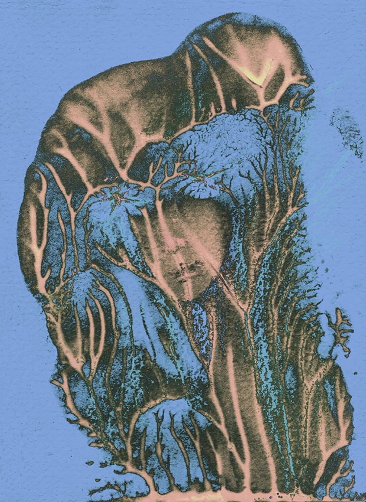 Image of Print "Madonna. Print  KM" from original Painting/Drawing by Natali Antonovich