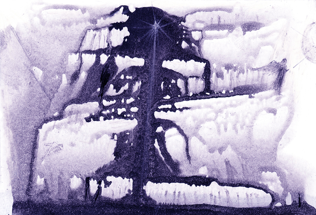 Image of Print "Long road.. Print  C" from original Painting/Drawing by Natali Antonovich