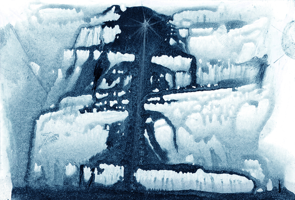 Image of Print "Long road.. Print  E" from original Painting/Drawing by Natali Antonovich