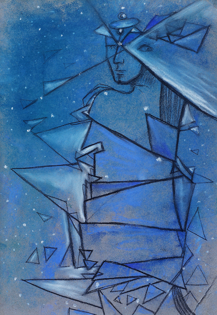 Image de l'impression „Le miracle se répétera. Imprimé A“ à partir de la peinture/dessin original de Natali Antonovich