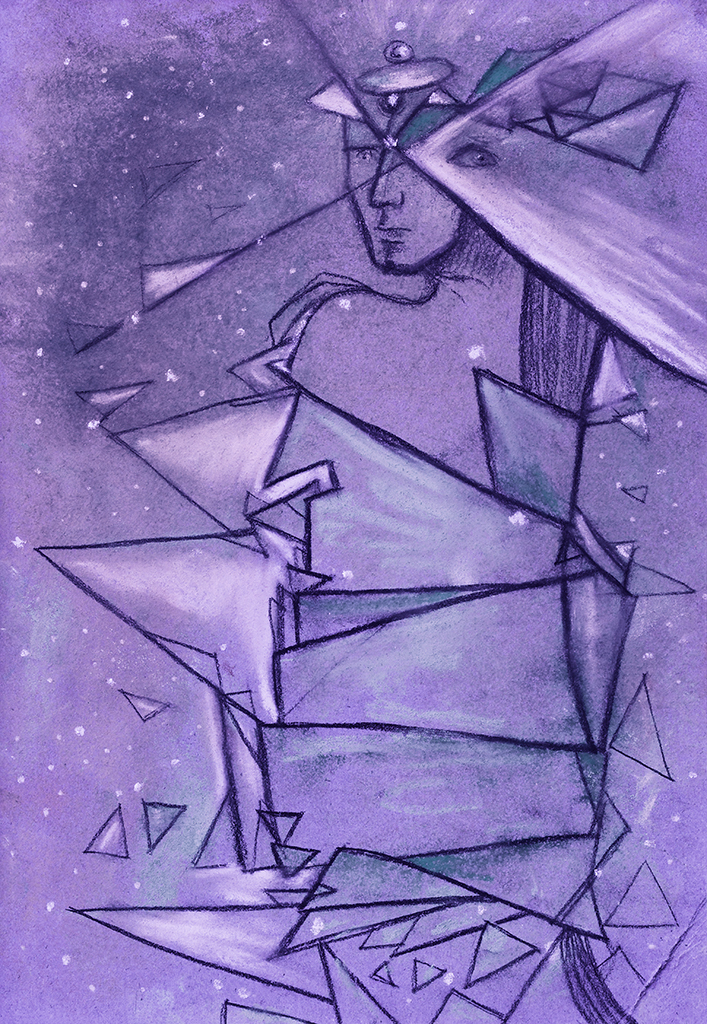 Image de l'impression „Le miracle se répétera. Imprimé W“ à partir de la peinture/dessin original de Natali Antonovich