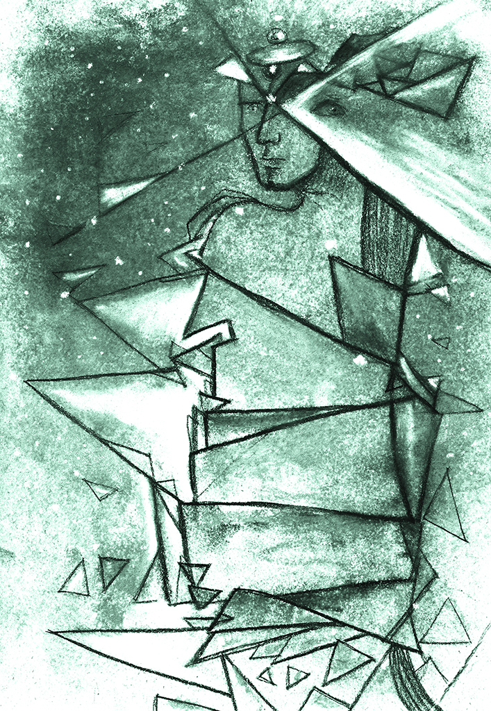 Afbeelding van print "Het wonder zal zich herhalen. Afdruk G" van origineel schilderij/tekening door Natali Antonovich