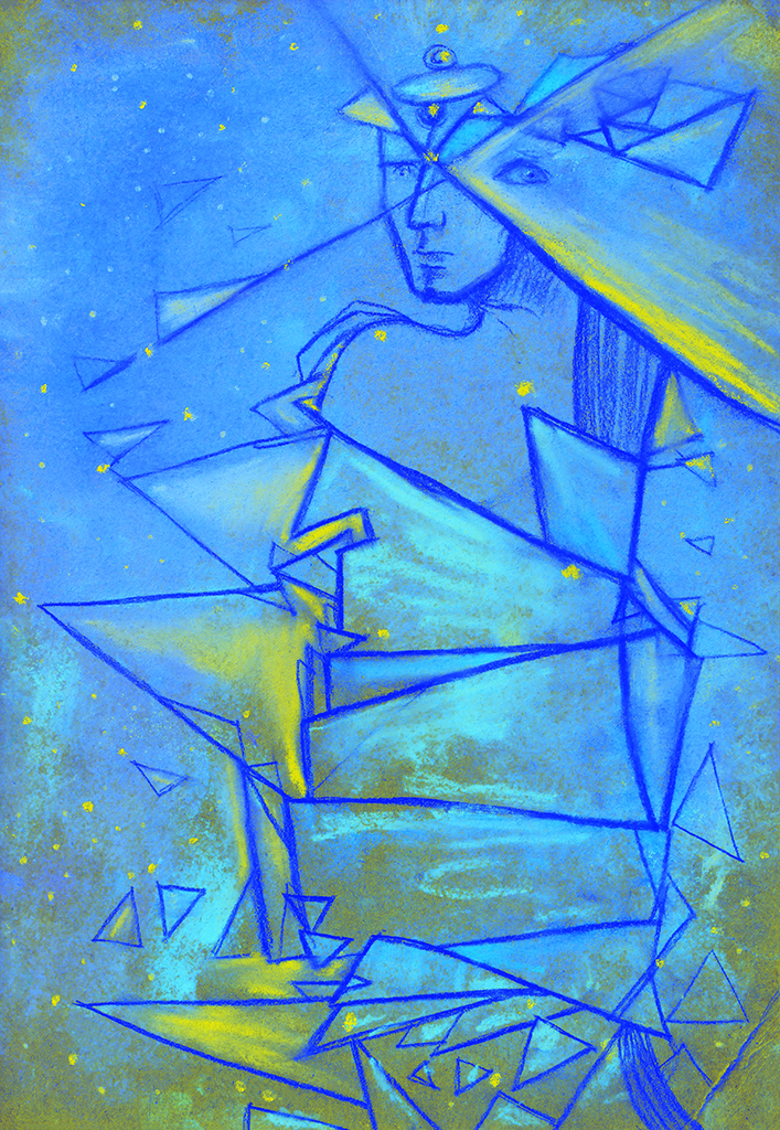 Image de l'impression „Le miracle se répétera. Imprimé K“ à partir de la peinture/dessin original de Natali Antonovich