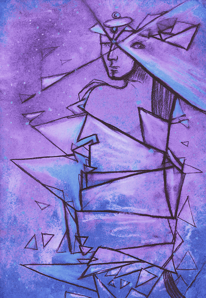 Afbeelding van print "Het wonder zal zich herhalen. Afdruk C" van origineel schilderij/tekening door Natali Antonovich