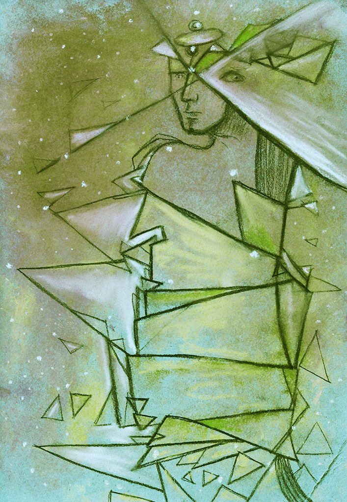 Afbeelding van print "Het wonder zal zich herhalen. Afdruk AQ" van origineel schilderij/tekening door Natali Antonovich