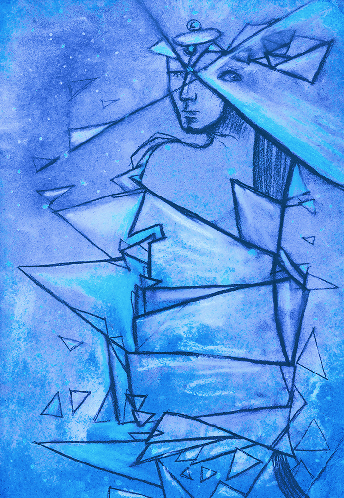 Afbeelding van print "Het wonder zal zich herhalen. Afdruk AH" van origineel schilderij/tekening door Natali Antonovich