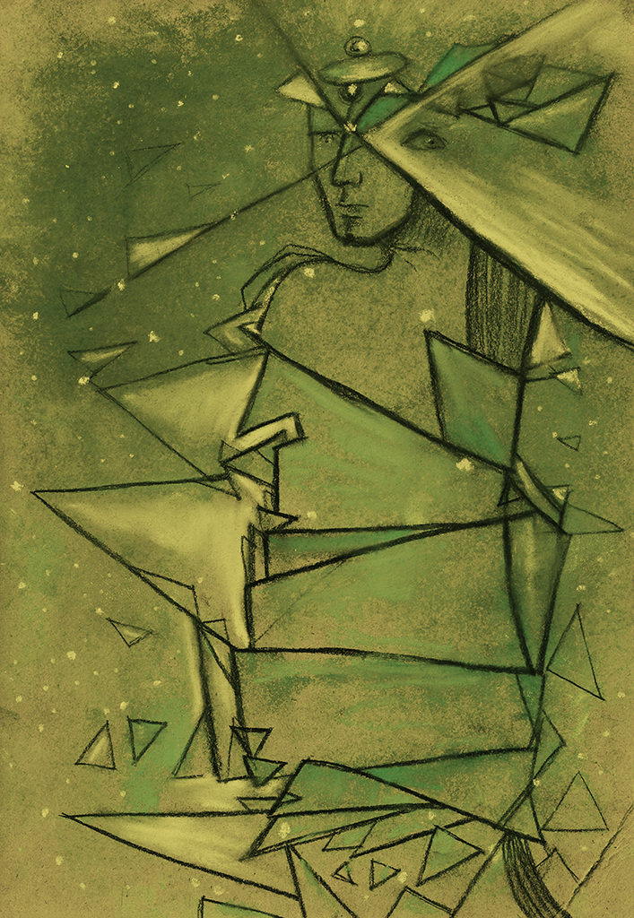 Выява адбітка „Цуд паўторыцца. Прынт HG“ з арыгінальнай карціны/малюнка Наталі Антановіч