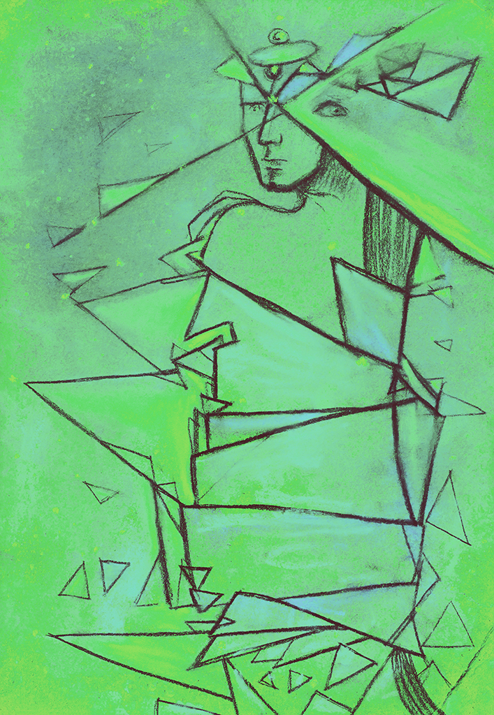 Выява адбітка „Цуд паўторыцца. Прынт HJ“ з арыгінальнай карціны/малюнка Наталі Антановіч