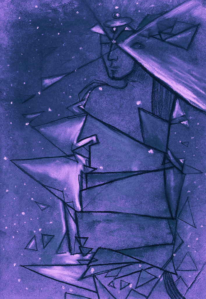 Выява адбітка „Цуд паўторыцца. Прынт JR“ з арыгінальнай карціны/малюнка Наталі Антановіч