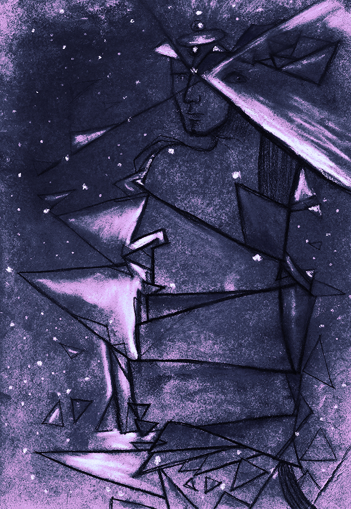 Afbeelding van print "Het wonder zal zich herhalen. Afdruk JF" van origineel schilderij/tekening door Natali Antonovich