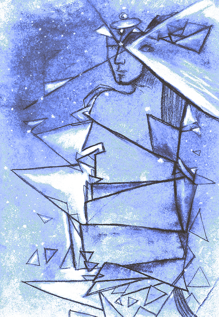 Image of Print "The miracle will repeat itself. Print PB" from original Painting/Drawing by Natali Antonovich