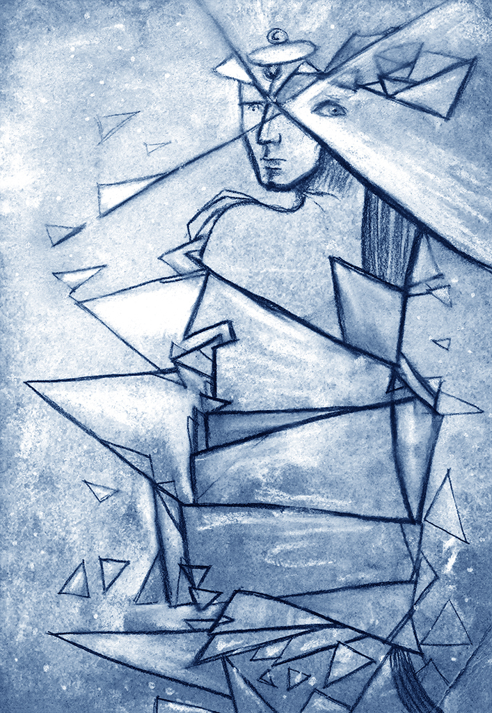 Image of Print "The miracle will repeat itself. Print RA" from original Painting/Drawing by Natali Antonovich