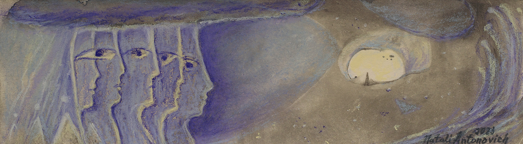 "Repeating yourself." painting by Natali Antonovich | Artist's Gallery.