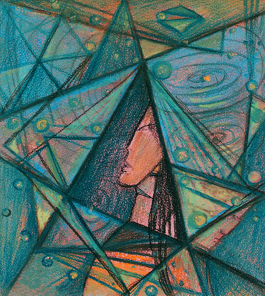 Afbeelding van print "Om weer te zijn. Afdruk L" van origineel schilderij/tekening door Natali Antonovich